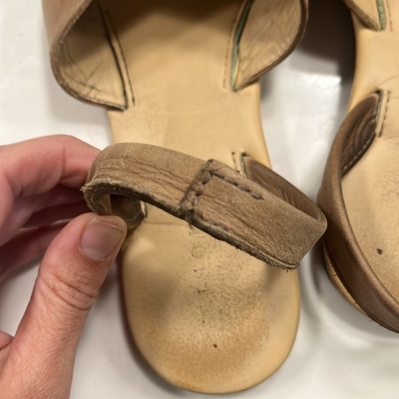 Nisolo Womens All Day Cross Brown Slingbacks Size 9 Medium (B, M) - Picture 5 of 5